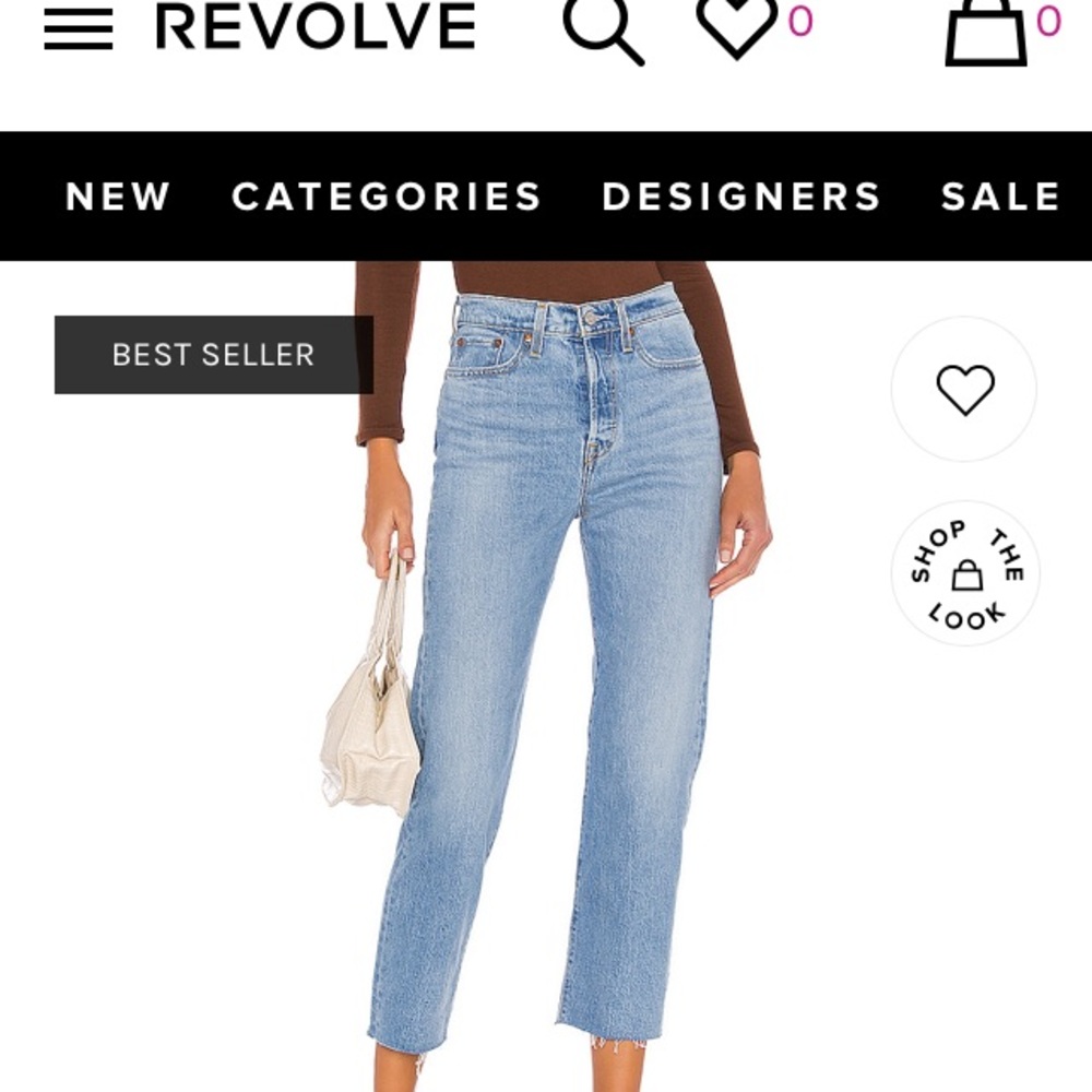 Levi’s jeans “wedgie straight 25”